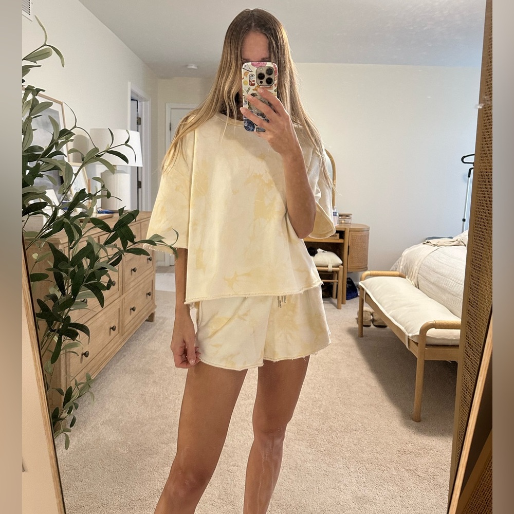 Butter yellow matching set
